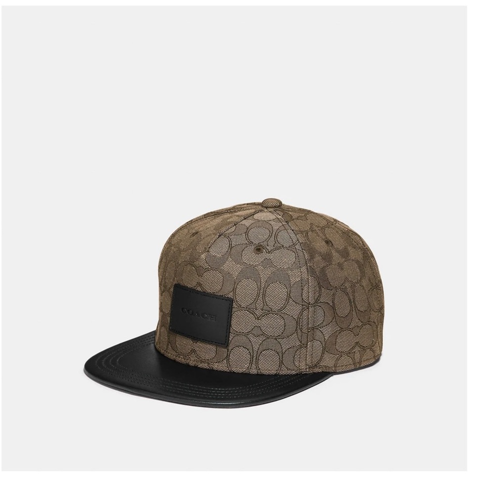 Brown coach hat